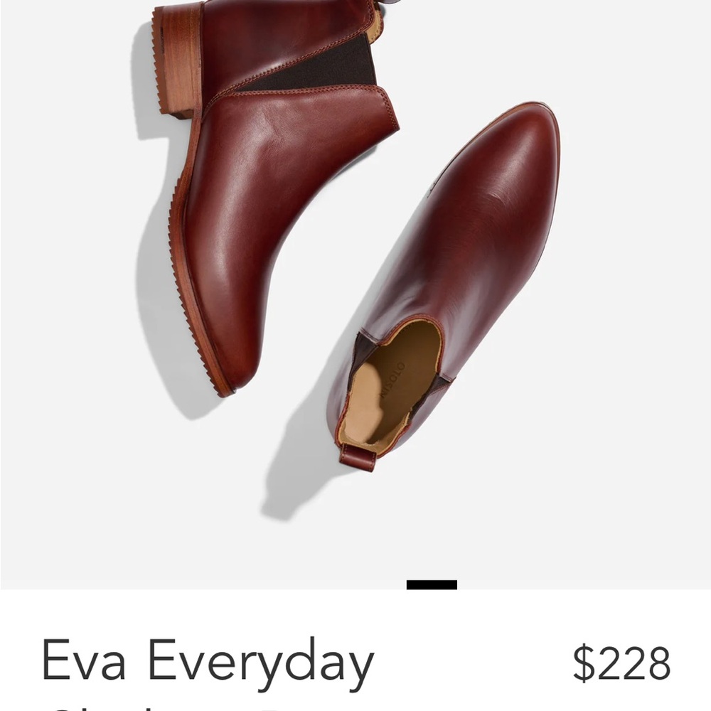 Never used! Nisolo Eva Everyday Ankle Boots in Brown